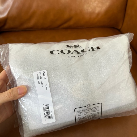 Coach Quilted Tabby Small Suede Shoulder Bag 20 - Picture 11 of 11